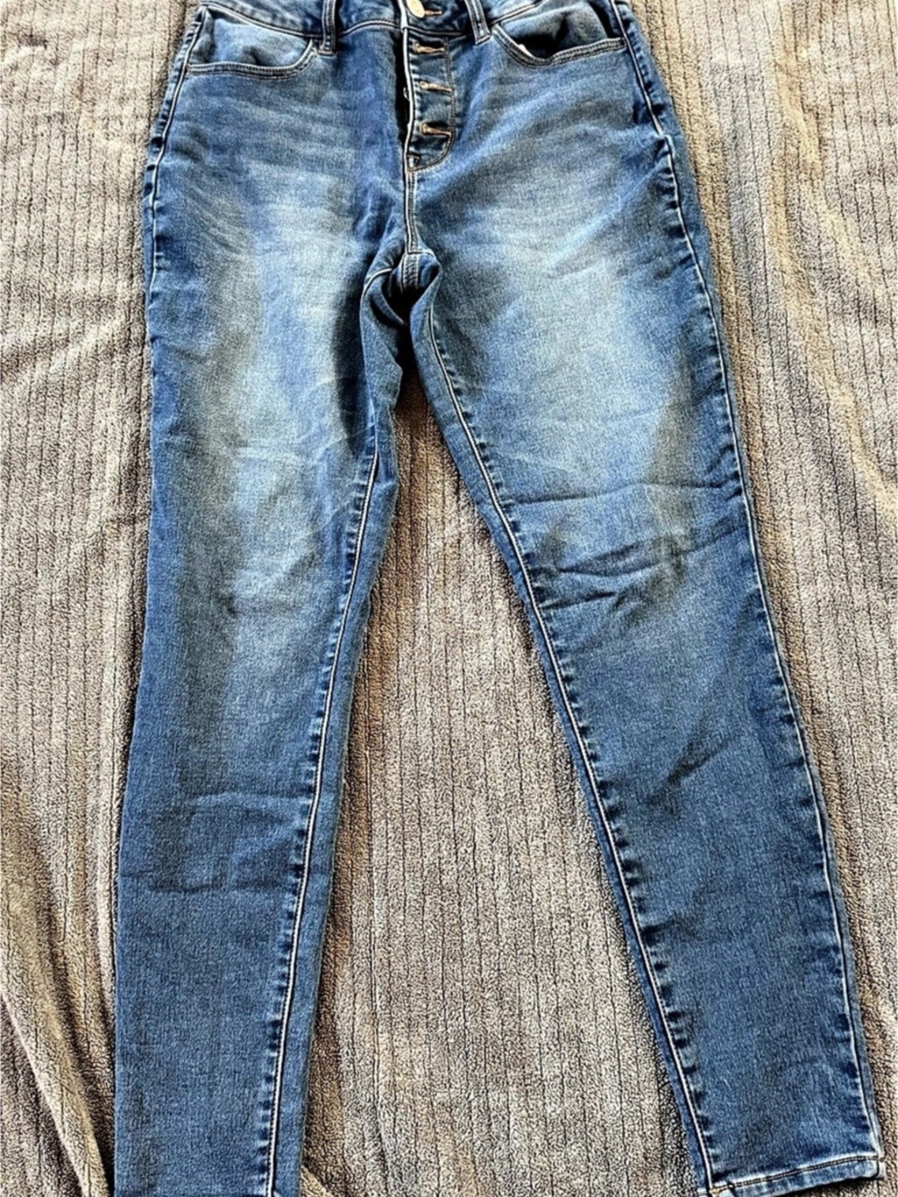 Maurices High Rise Skinny Jeans Blue Waist 8